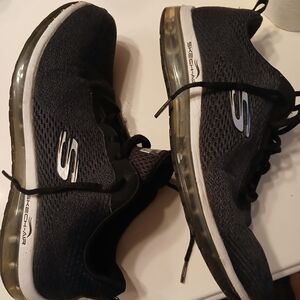 Womens Skechers Blue Athletic Shoes